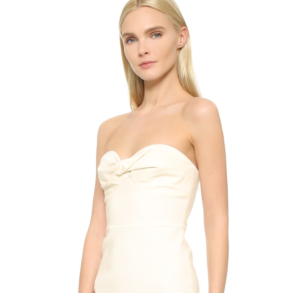 Veronica Beard Edelia Twist Bustier Dress